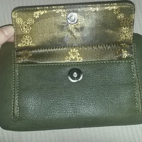 Ruslic Coutures dark green olive wallet - Picture 4 of 8